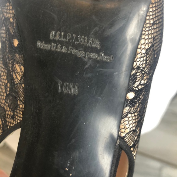 Guess black lace/nude pumps - Picture 6 of 6